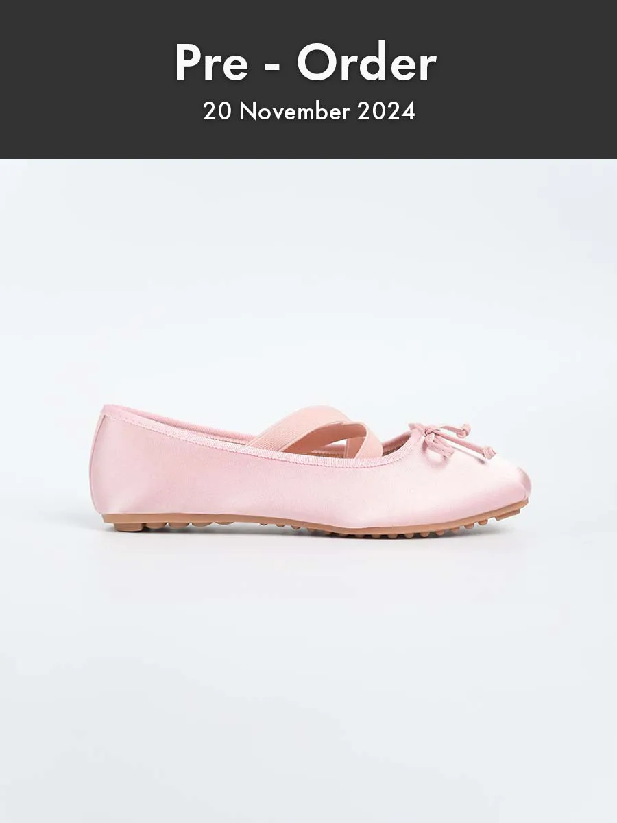 Allegra Ballerina Ribbon Flats