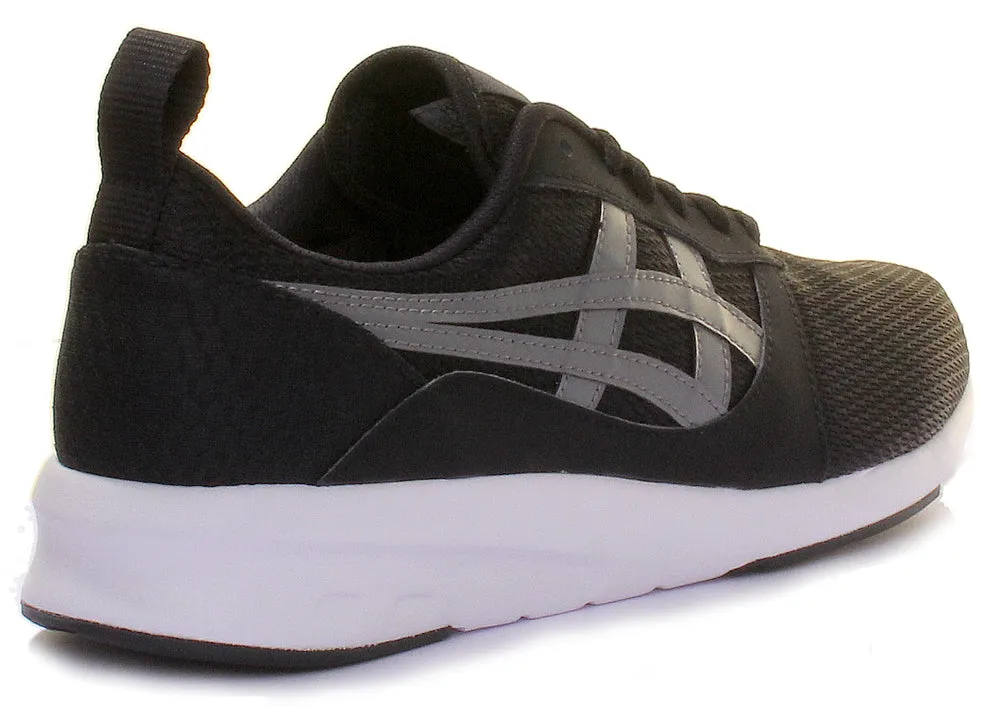Asics Lyte Jogger In Black White