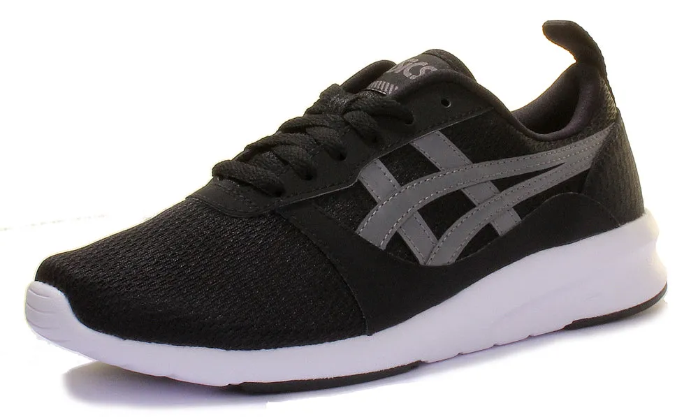Asics Lyte Jogger In Black White