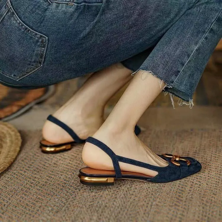 Audrey | Elegant Wildleder-Slingbacks