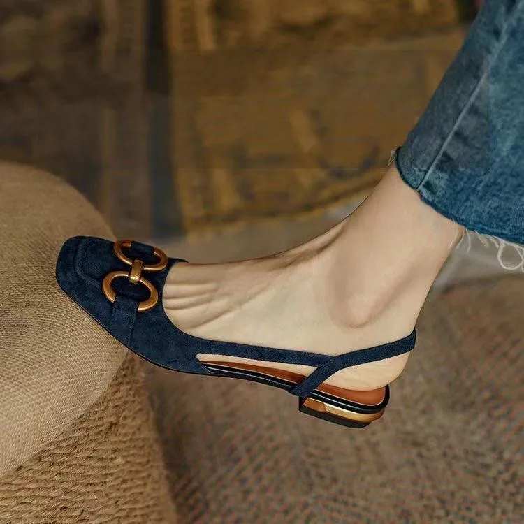 Audrey | Elegant Wildleder-Slingbacks