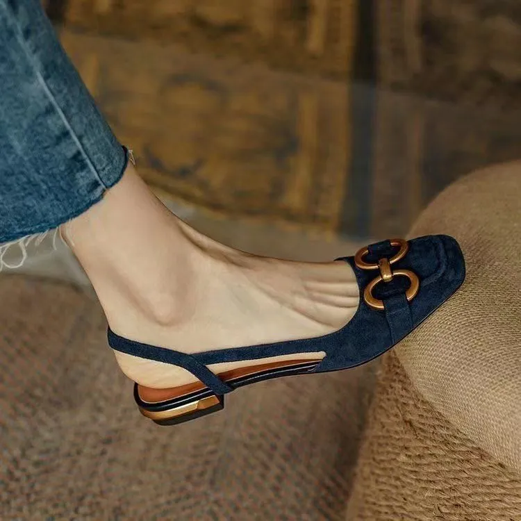 Audrey | Elegant Wildleder-Slingbacks