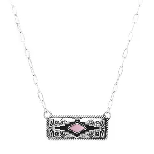 Aztec Square Fashion Necklace