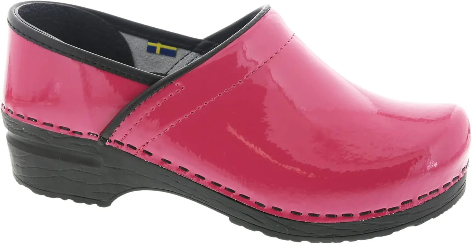 BJORK Swedish Comfort Women's Professional Leather Clogs