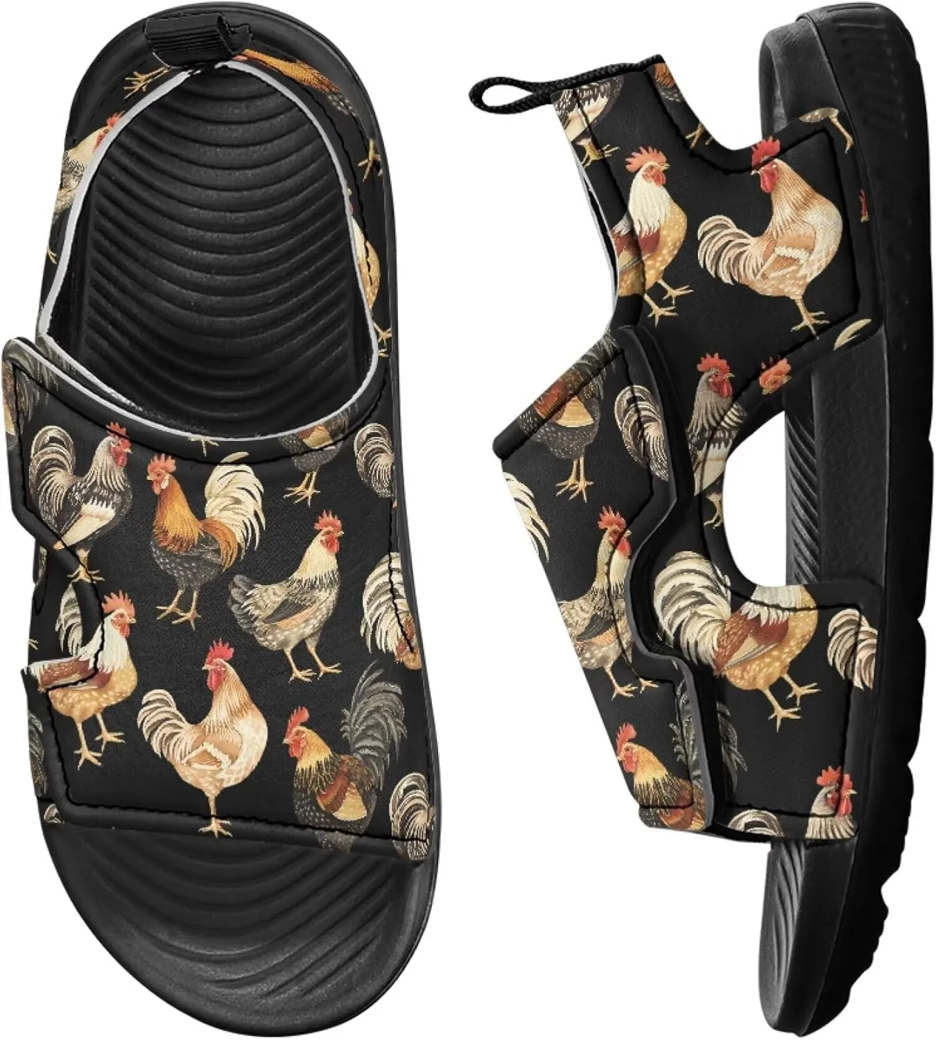 Boys Sandals Open Toe Toddler Sandals Boys Adjustable Little Big Kids