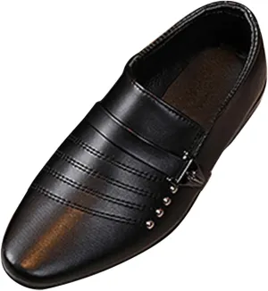 Boys Toddler Leather Baby Student British Casual Perform Shoes Children Style Boy's Shoes Girls Black Dress Shoes