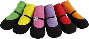 Bright Mary Janes Baby Socks
