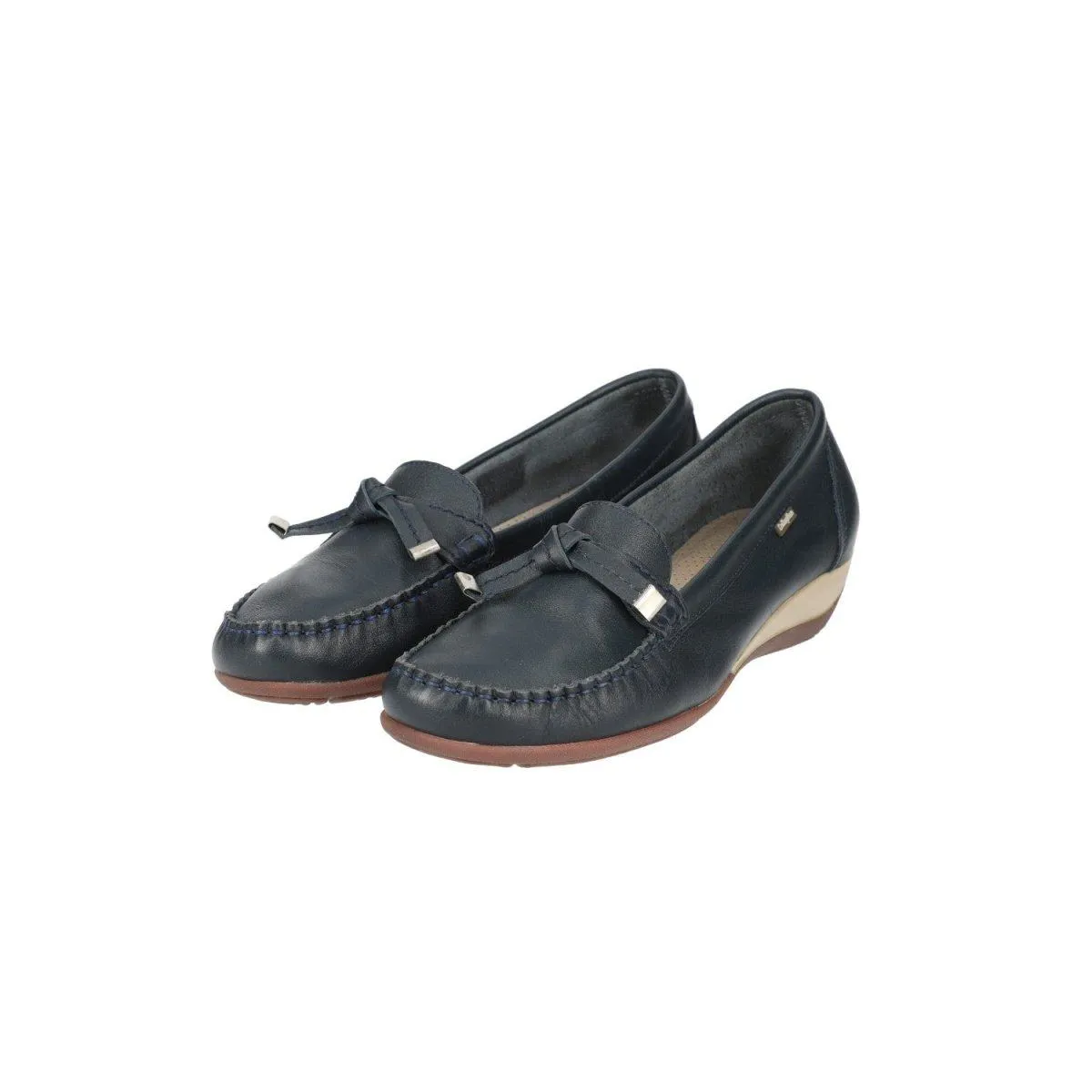 Callaghan Salsa Casual Loafers Moccasins Leather Blue Colour For Women