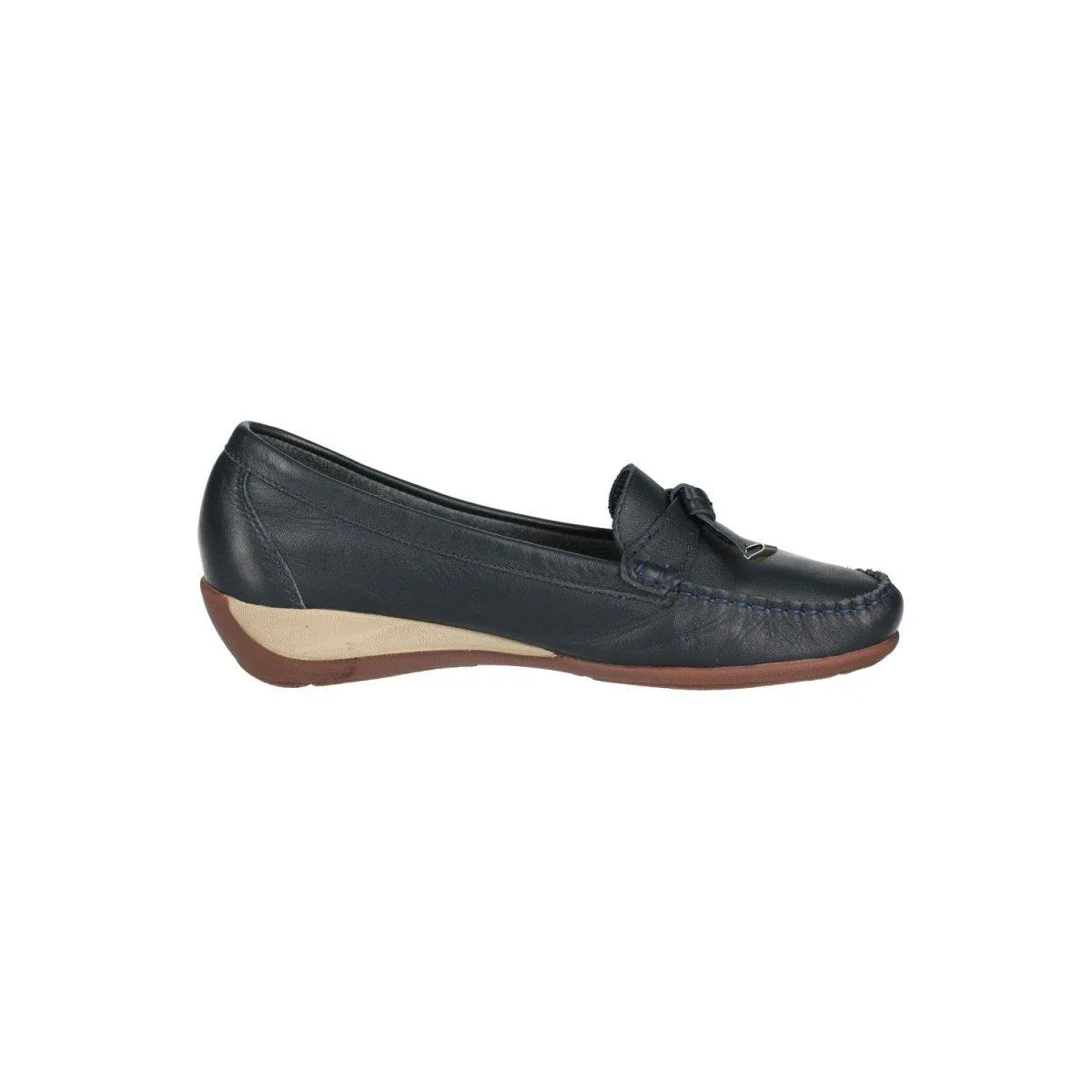Callaghan Salsa Casual Loafers Moccasins Leather Blue Colour For Women