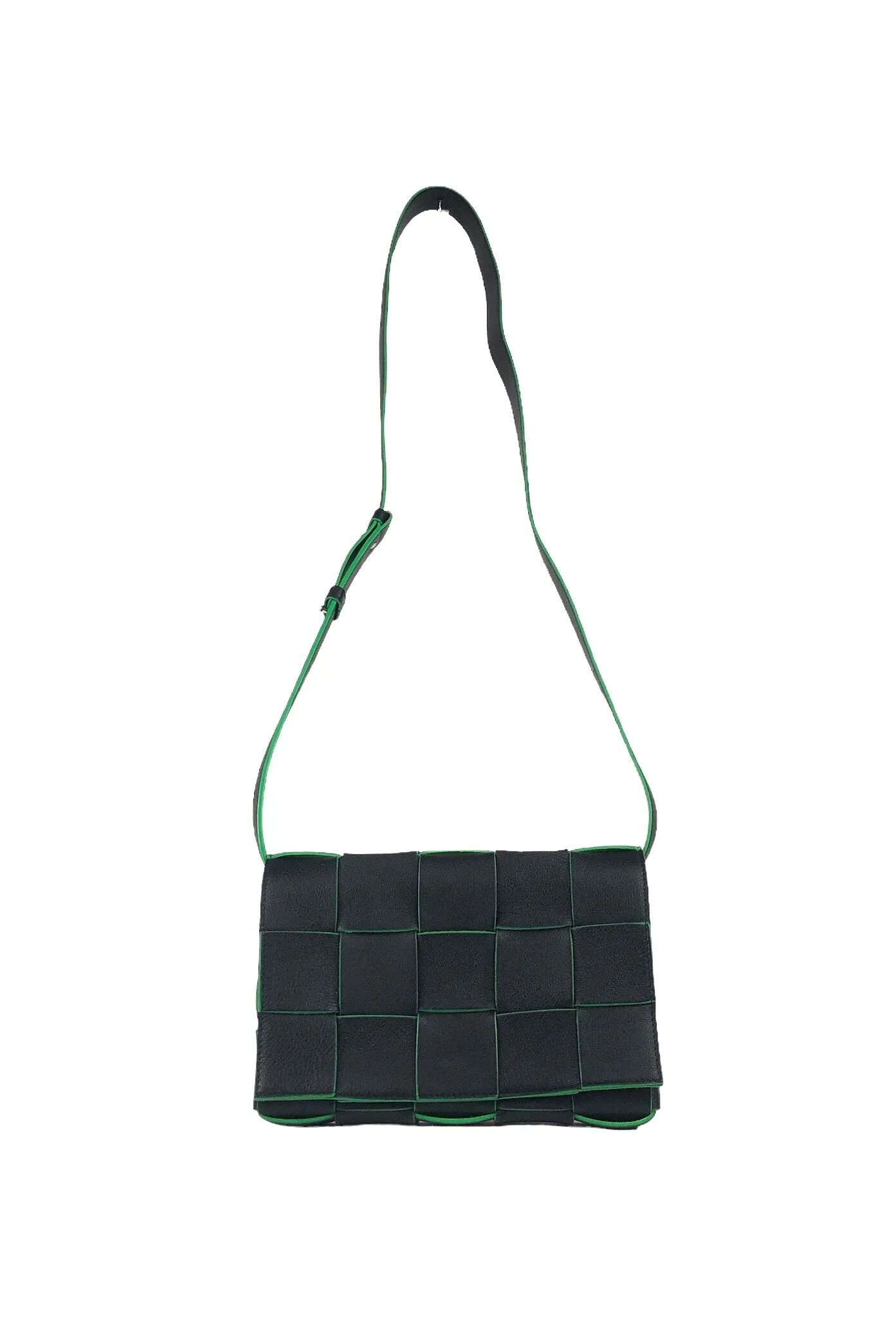 Cassette Bicolor Intrecciato Crossbody or Shoulder Bag
