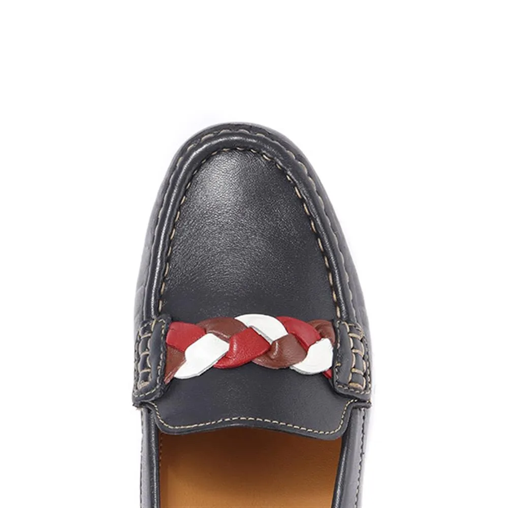 Casual Leather Moccasins - NAP24000 / 308 407
