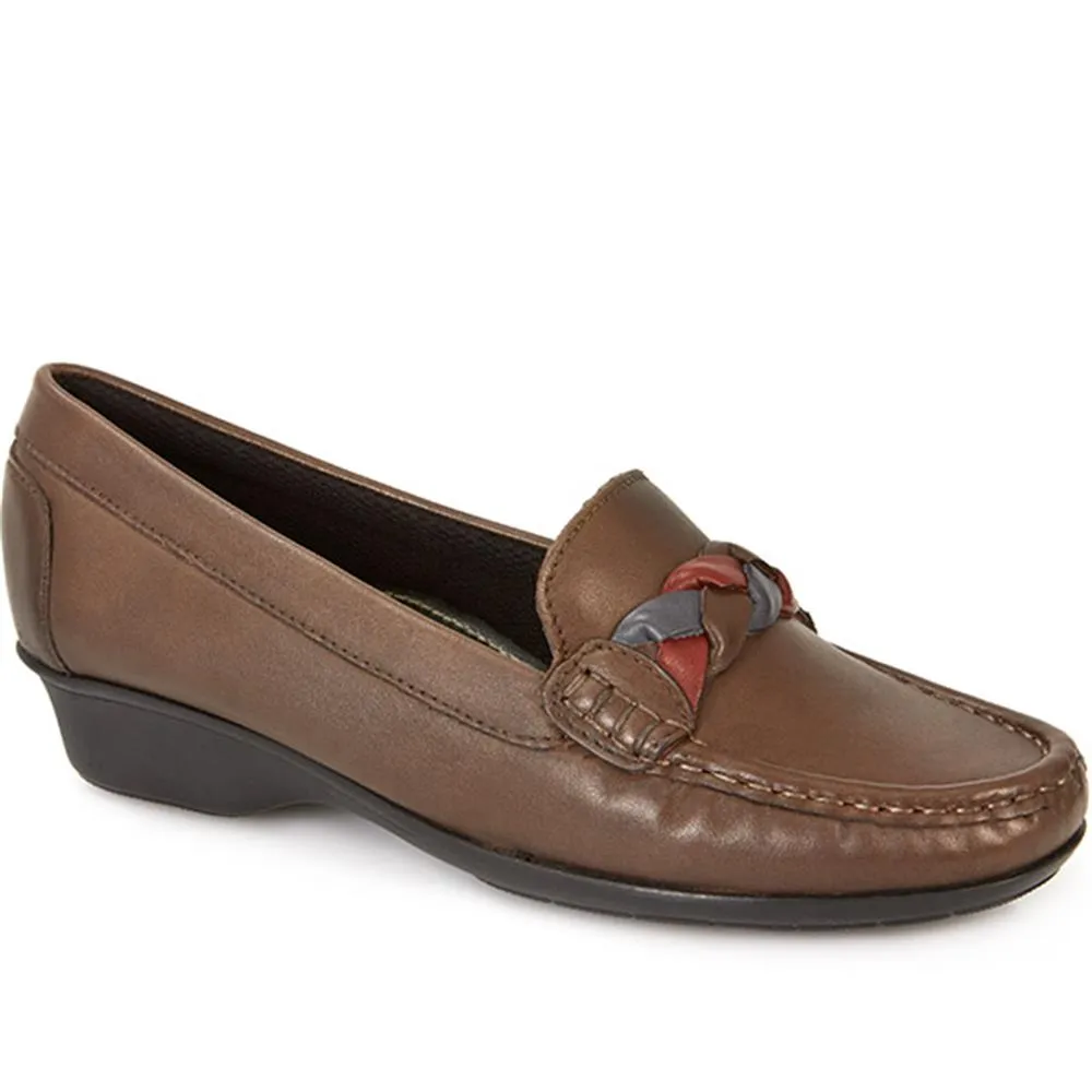 Casual Leather Moccasins - NAP24000 / 308 407