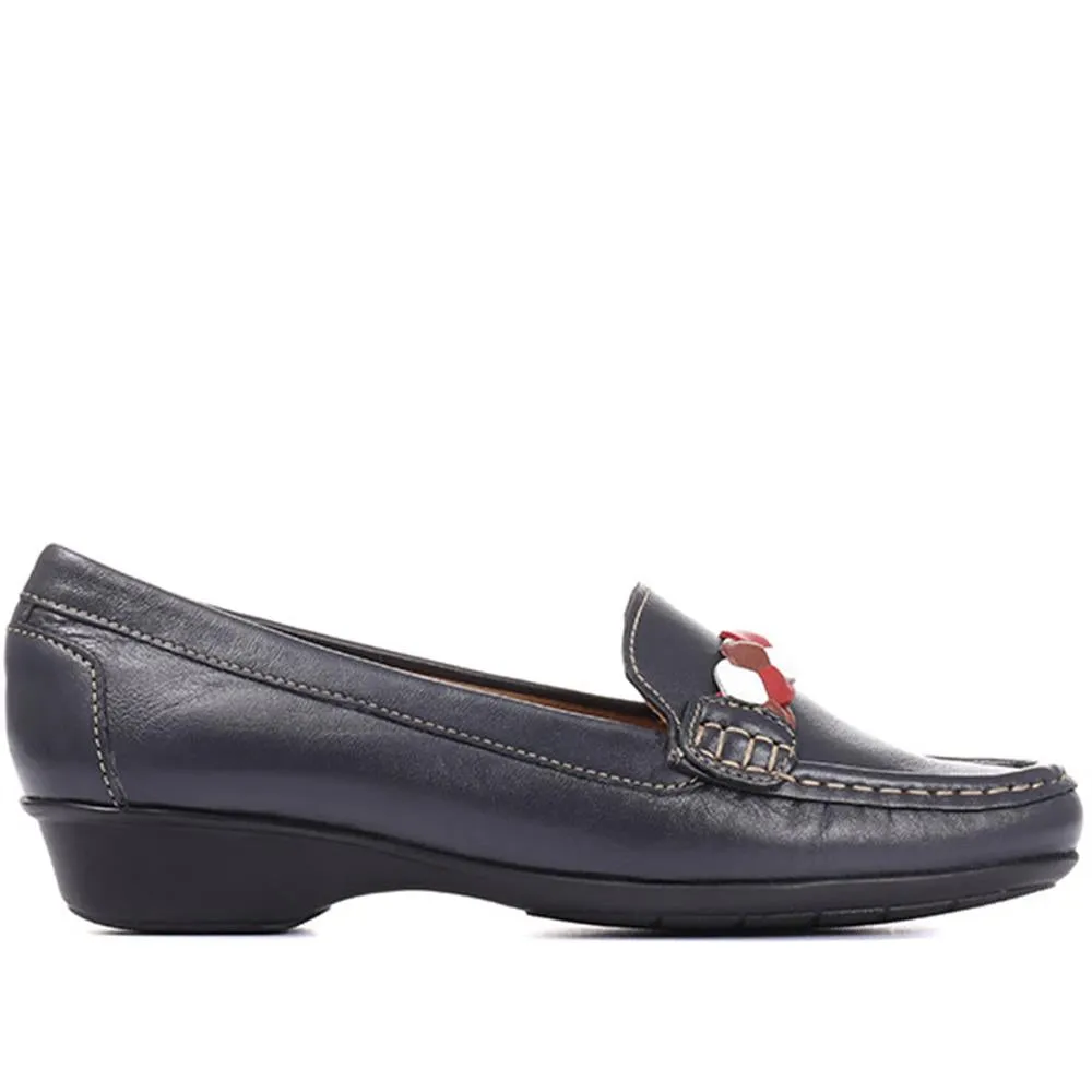 Casual Leather Moccasins - NAP24000 / 308 407