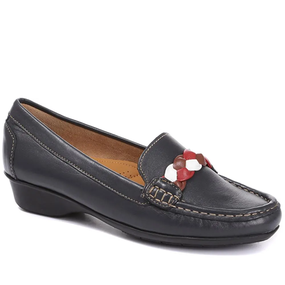 Casual Leather Moccasins - NAP24000 / 308 407
