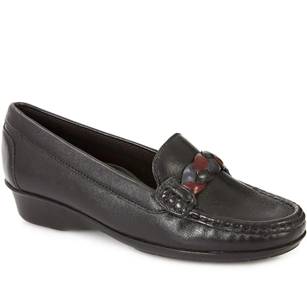 Casual Leather Moccasins - NAP24000 / 308 407