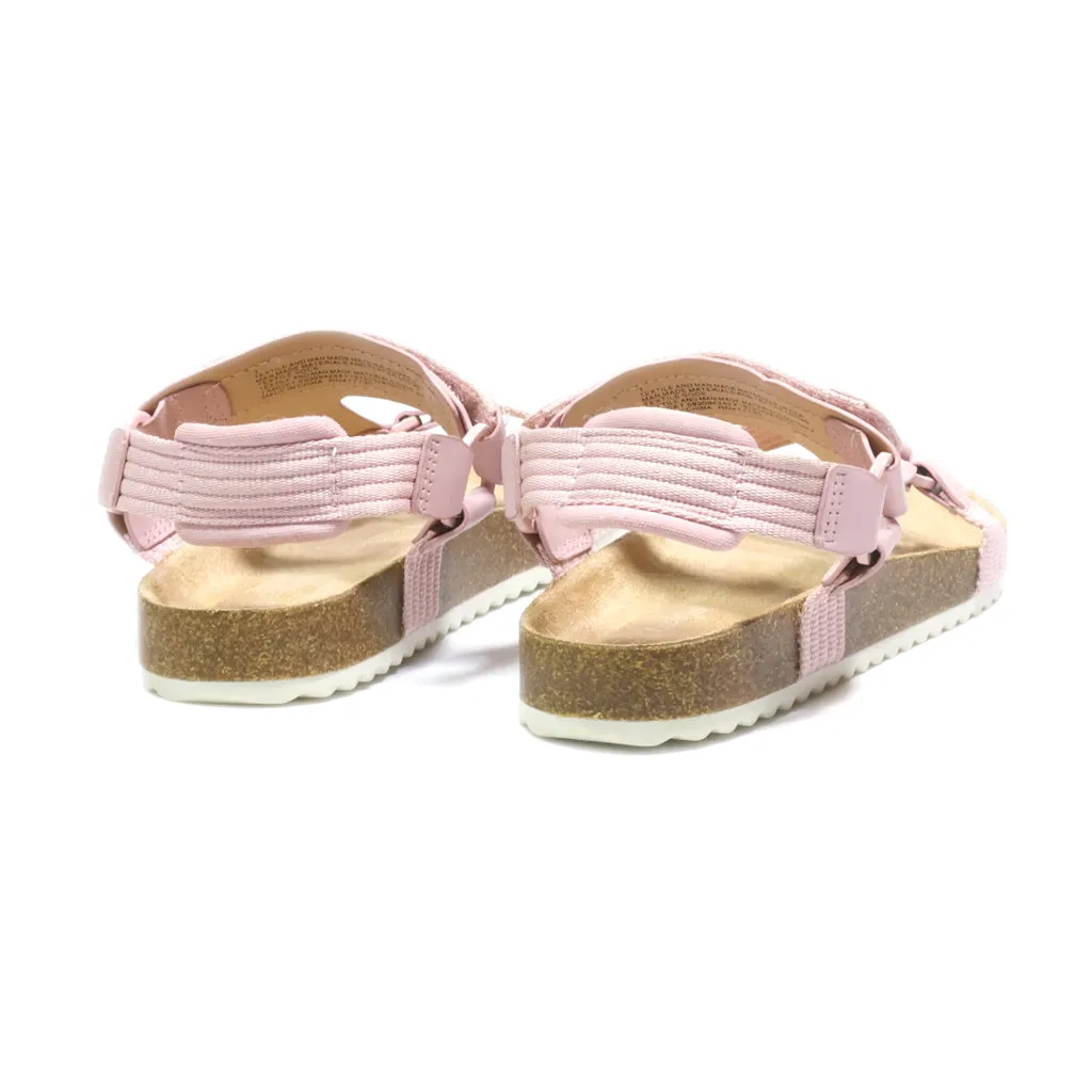 Cat & Jack Flat Sandals Leather Pink Colour For Kids