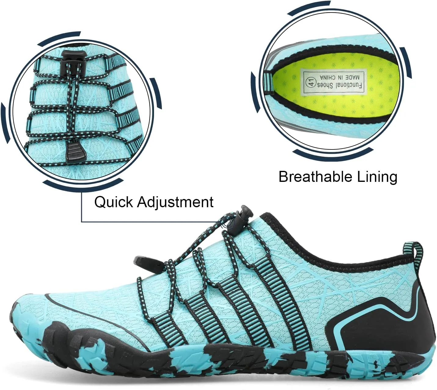 Centipede Demon Swim Water Shoes for Women Men Quick Dry Barefoot Aqua Sneakers Shoe for Beach Hiking Diving Boating River Outdoor Water Sports