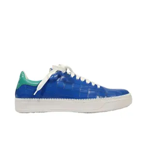 Cesare Paciotti Luxury Italian Men's Wimbledon Cocco Lux Denim Blue Sneakers (CPM5346)