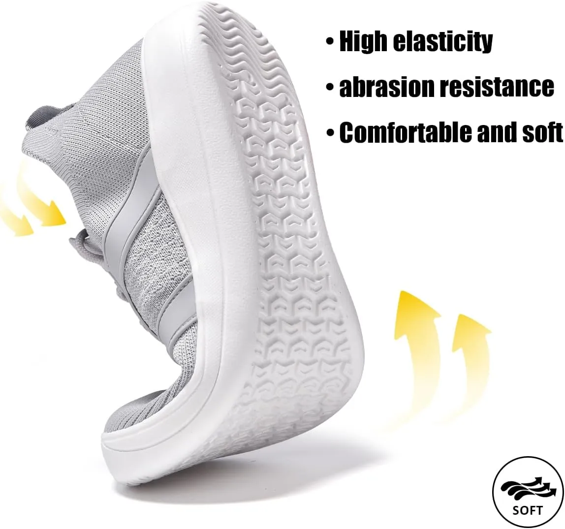 CFVKPT Mens Barefoot Dress Shoes Wide Toe Box Slip On Oxfords Running Sneakers Size 6.5-12