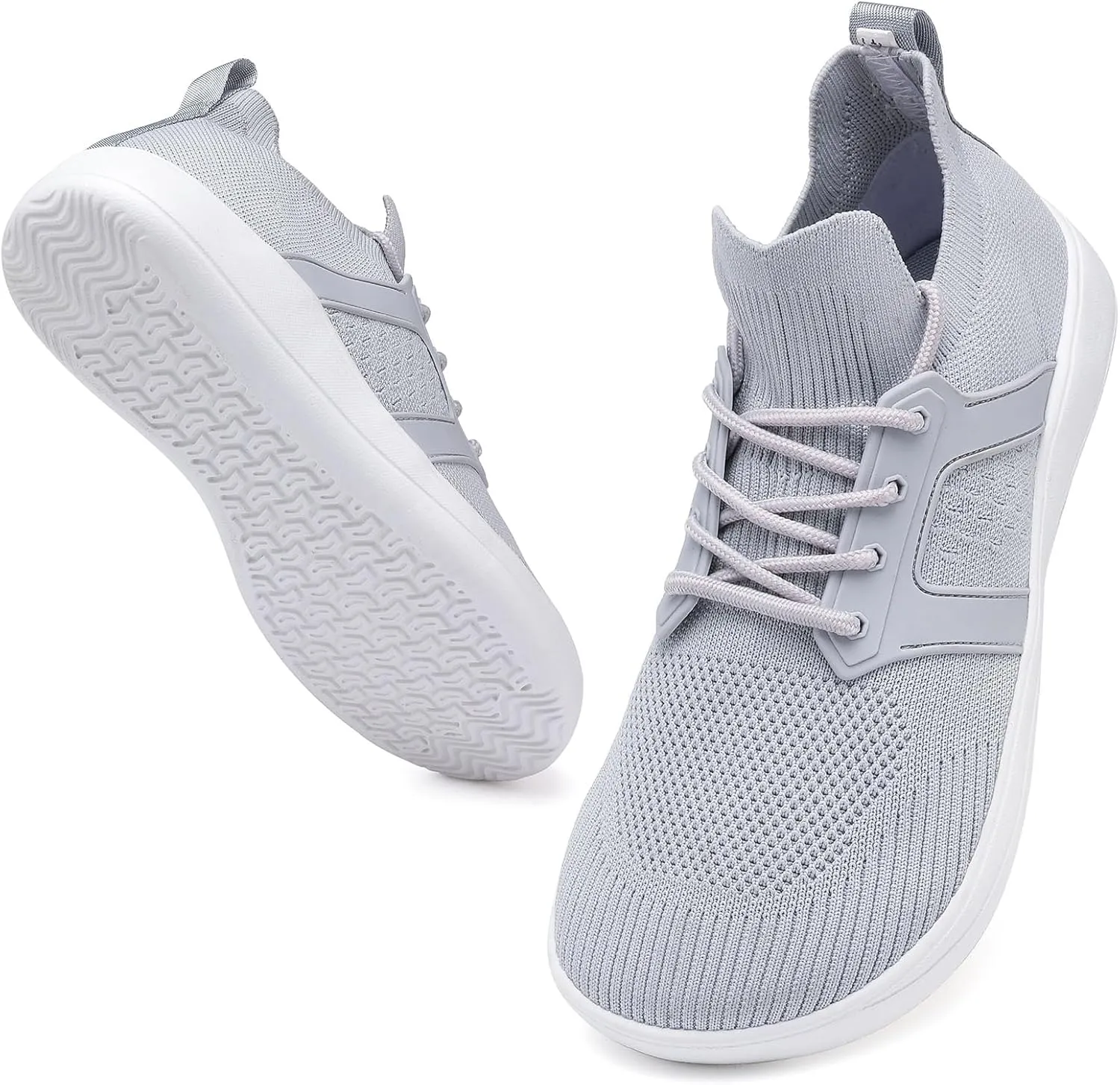 CFVKPT Mens Barefoot Dress Shoes Wide Toe Box Slip On Oxfords Running Sneakers Size 6.5-12