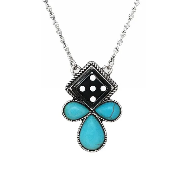 Check The Dice Fashion Necklace