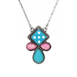 Check The Dice Fashion Necklace