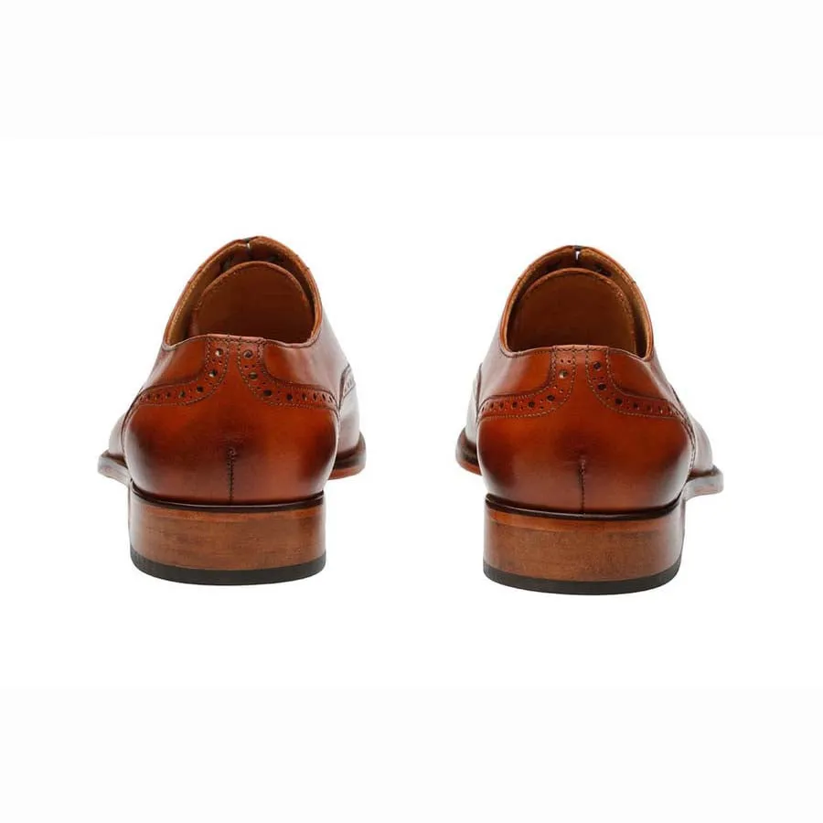 Cognac Captoe Oxfords