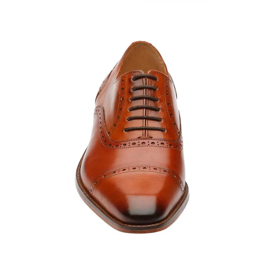 Cognac Captoe Oxfords