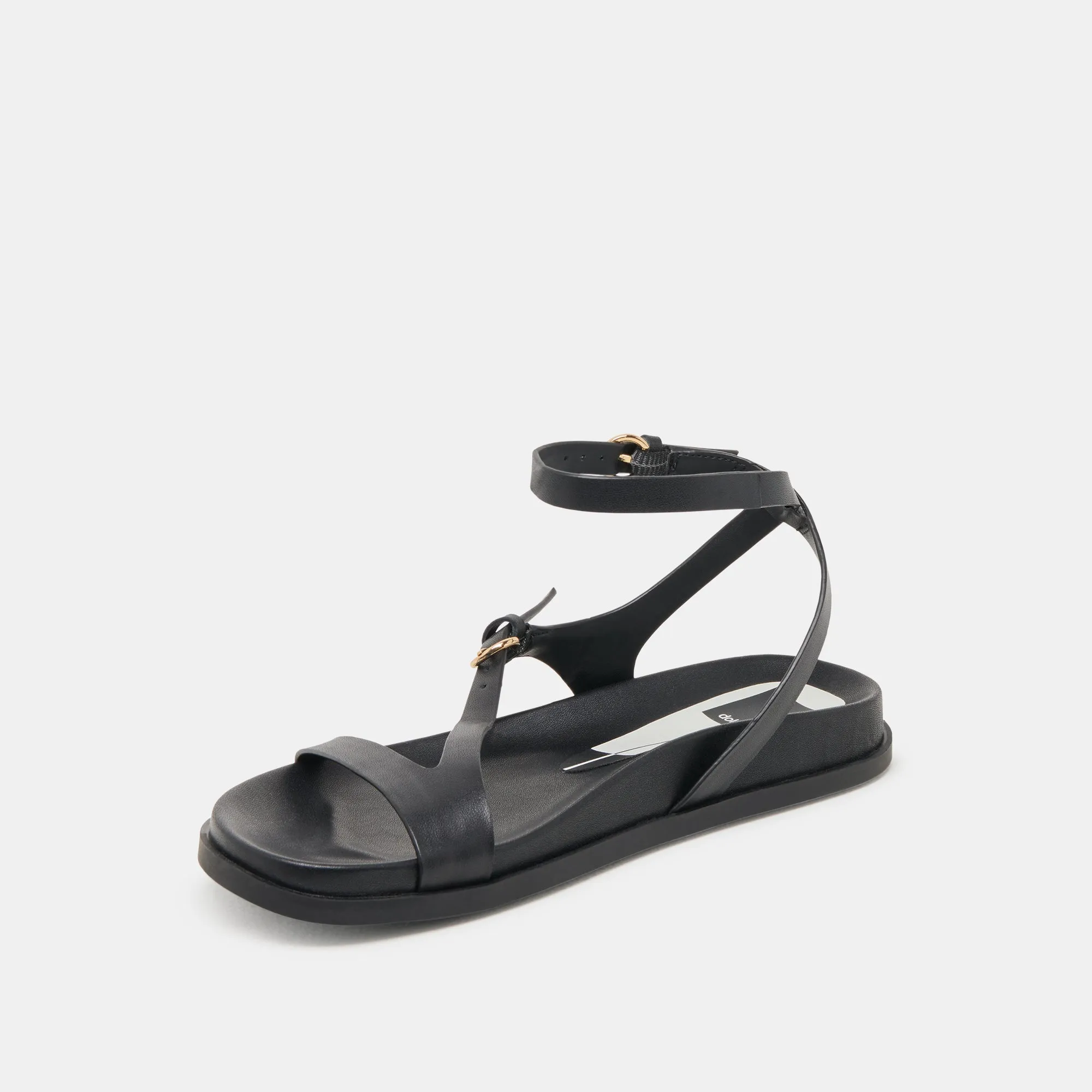 DARLIS SANDALS BLACK LEATHER