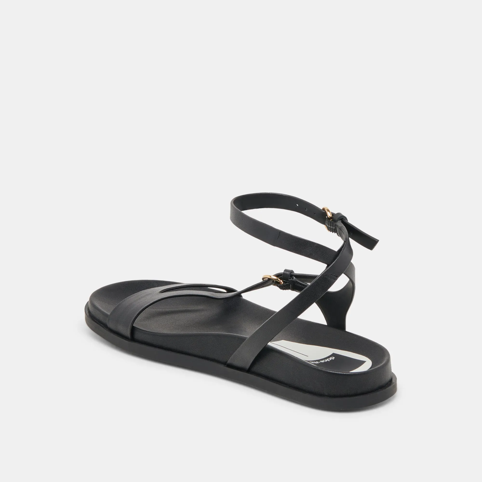 DARLIS SANDALS BLACK LEATHER