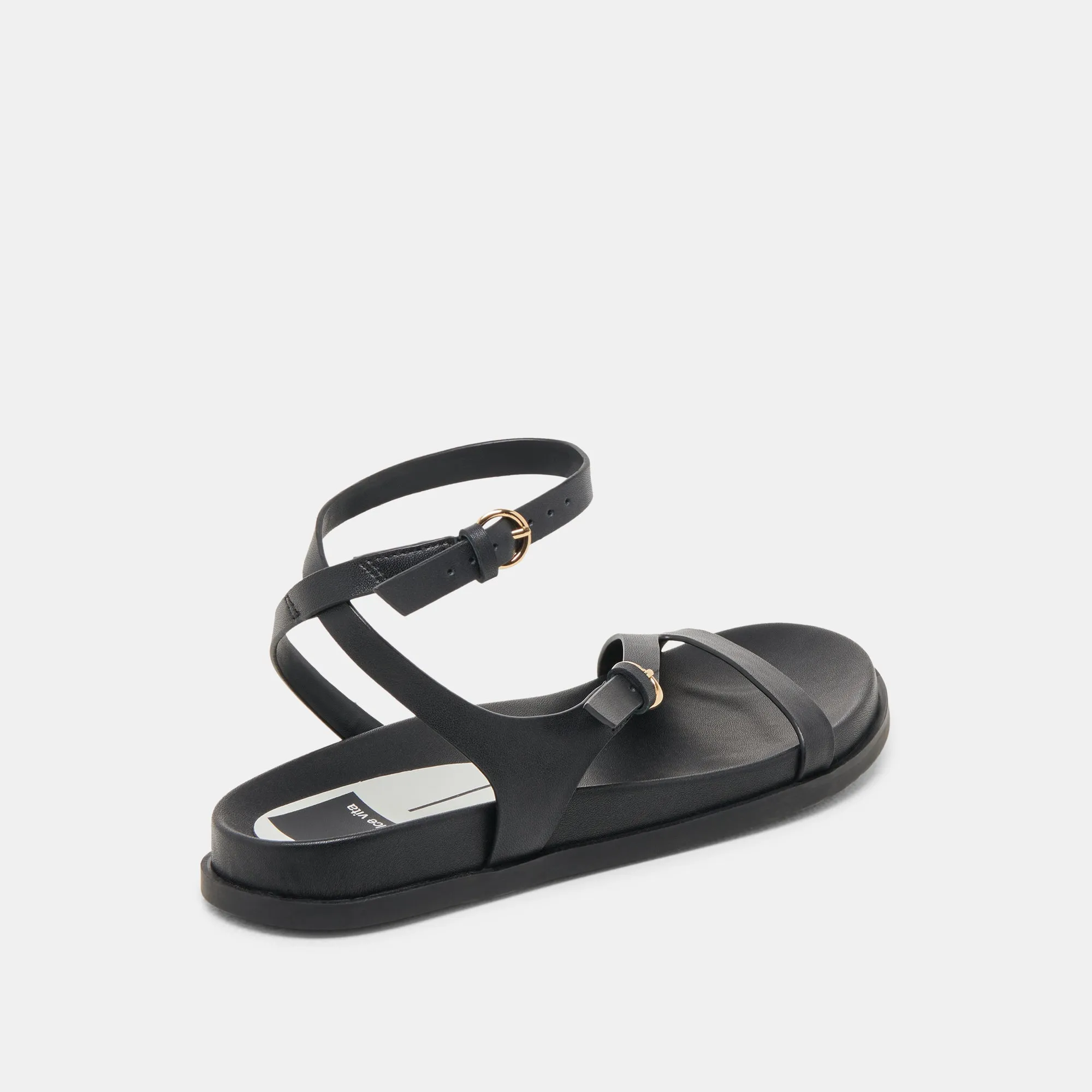 DARLIS SANDALS BLACK LEATHER