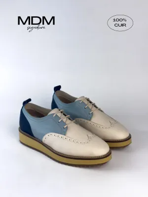 DERBIES MDM SIGNATURE - BLEU