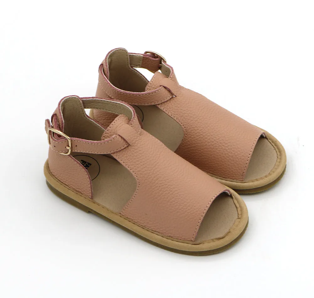 Dusty Pink Leather Eldorado Sandals