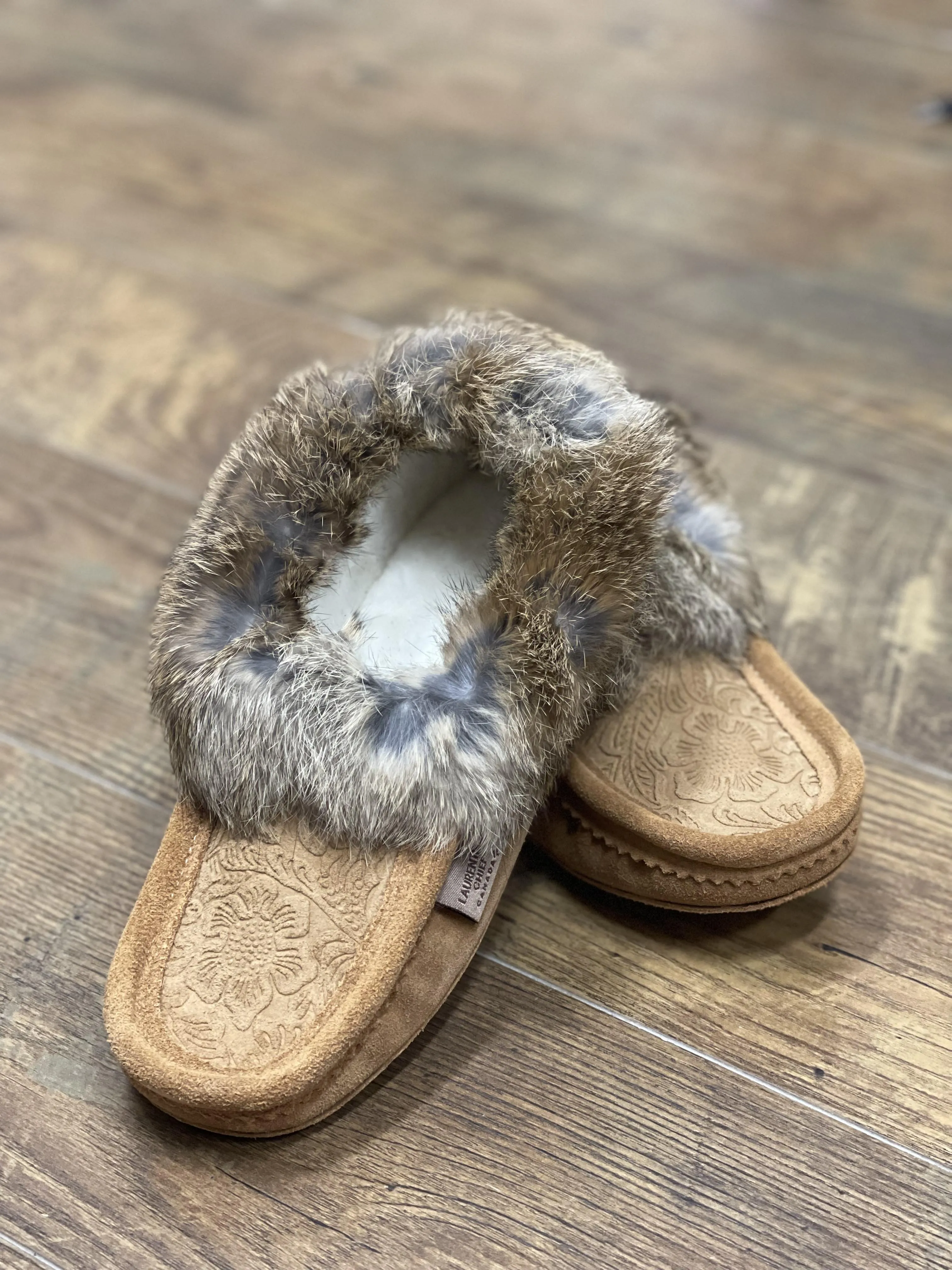 Embossed Moccasins
