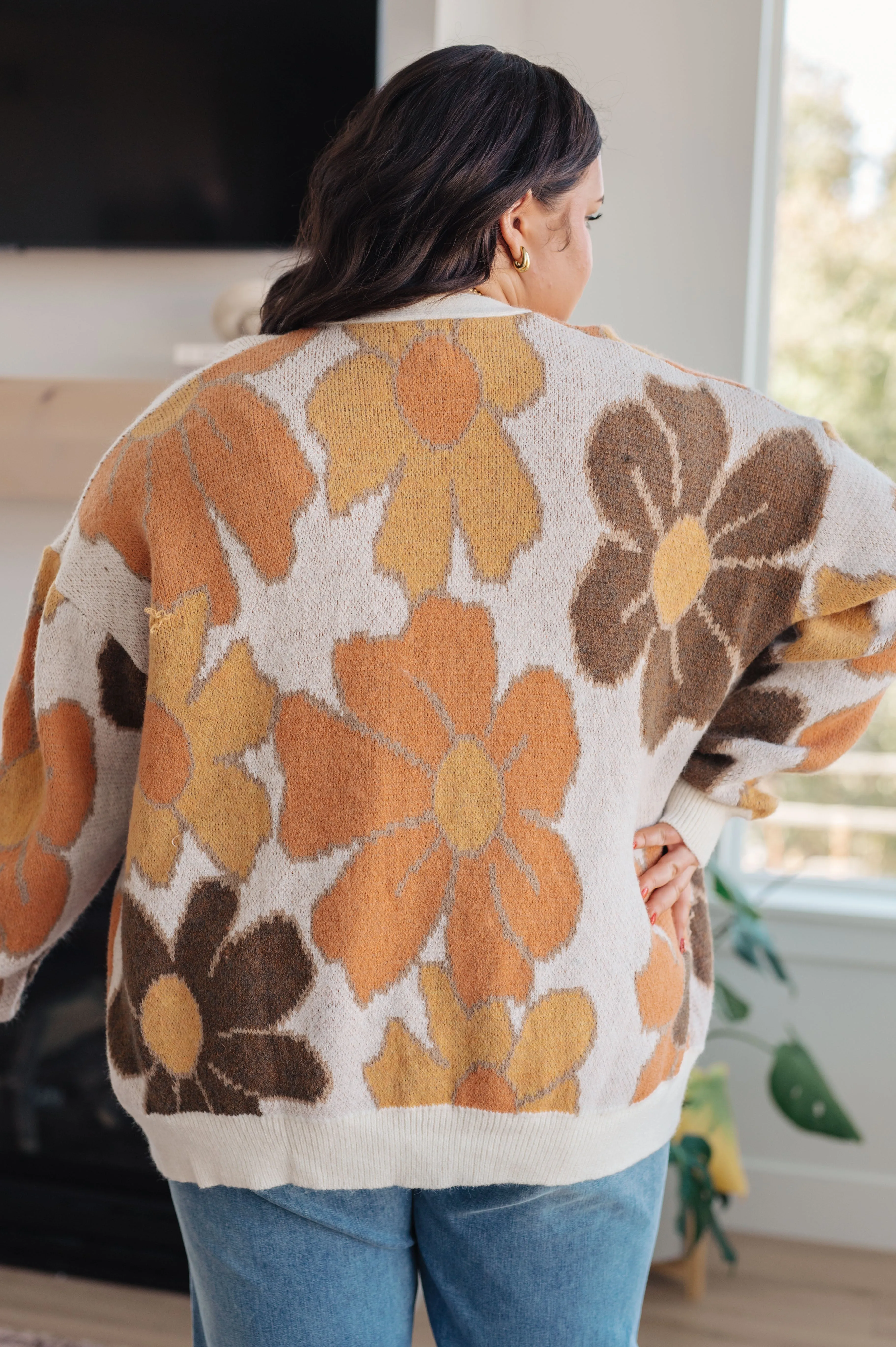 Exquisitely Mod Floral Cardigan by BiBi