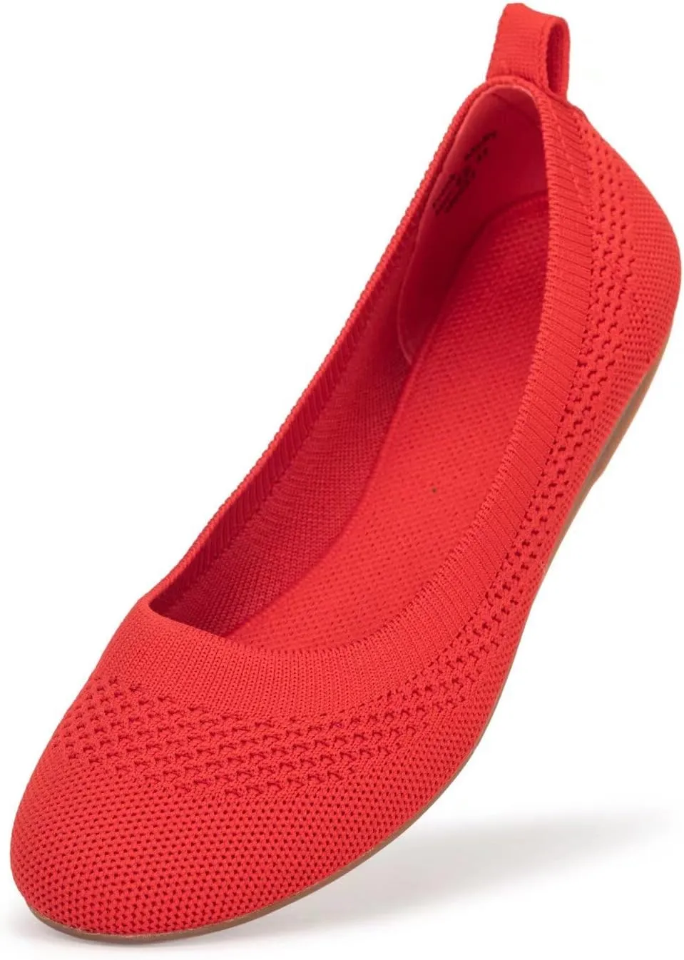 Frank Mully Womens Ballet Flat Shoes Knit Dress Shoes Round Toe Slip On Ballerina Walking Flats Shoes for Woman Low Wedge Comfort Soft