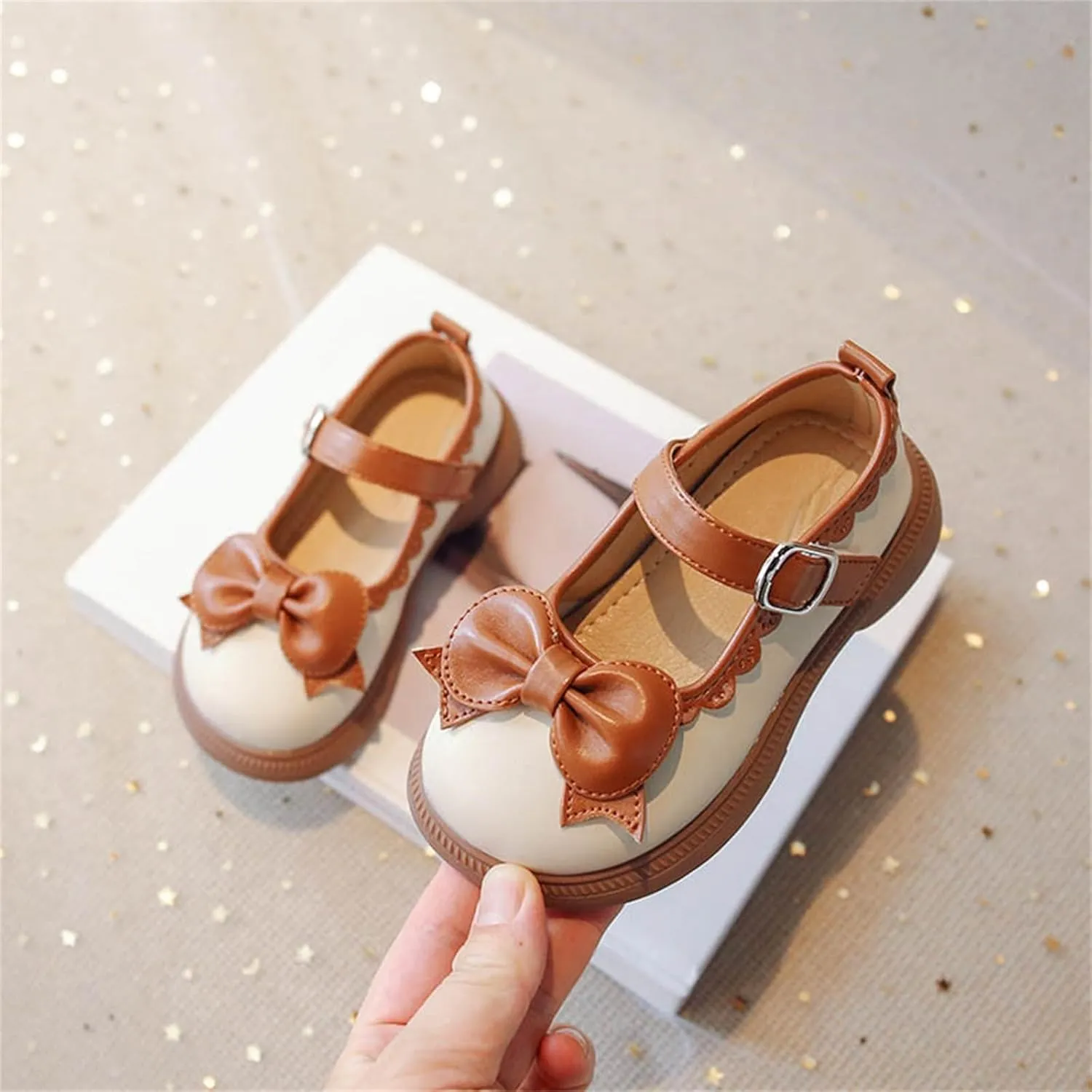 Girl's Platform Mary Janes Pumps Chunky Heel Ankle Strap School Uniform Dress Shoes Kid Bow Gothic Lolita Oxfords