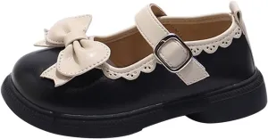 Girl's Platform Mary Janes Pumps Chunky Heel Ankle Strap School Uniform Dress Shoes Kid Bow Gothic Lolita Oxfords
