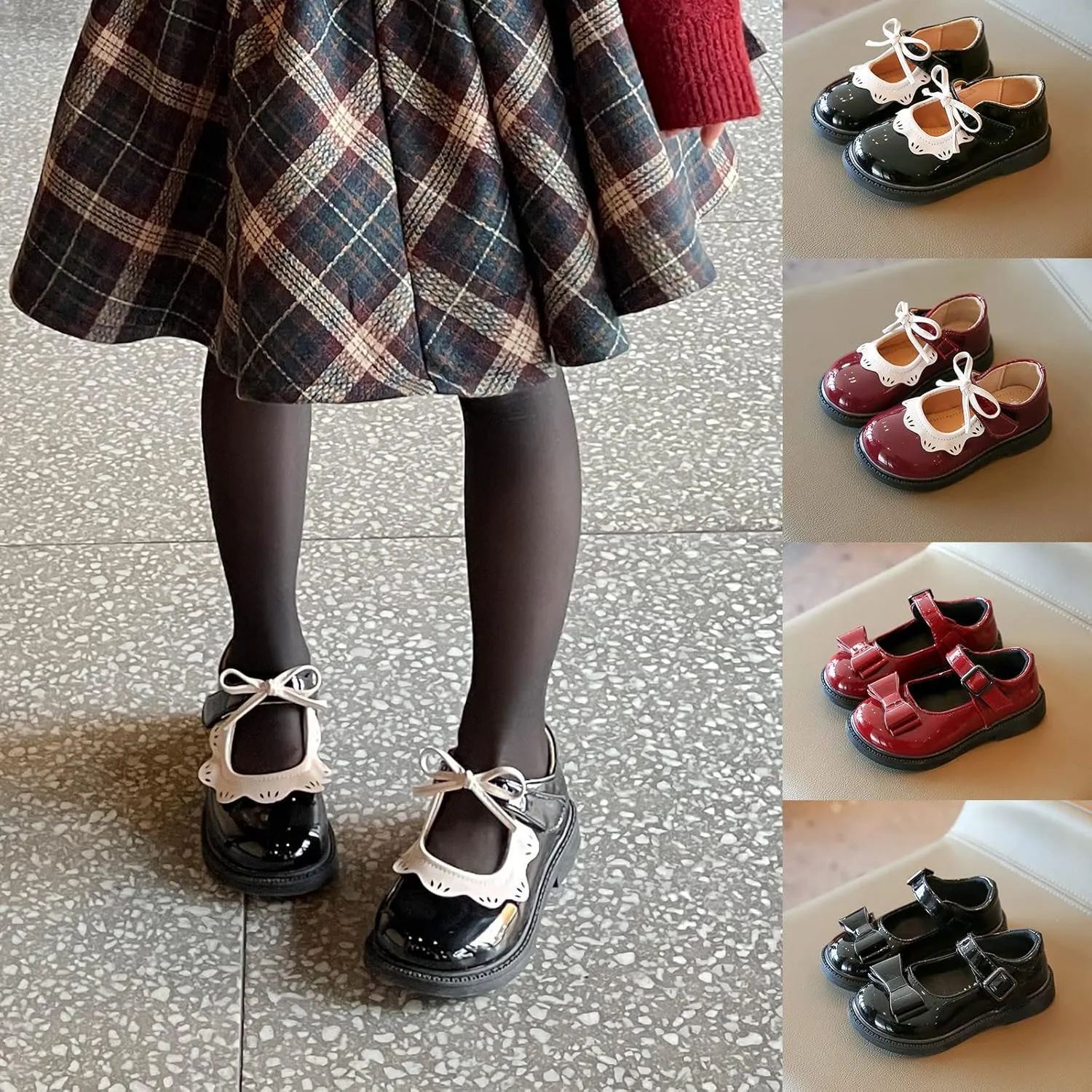 Girls Sandals Toddler Little Girl Oxfords Dress Shoes Casual Slip on Ballet Flat Princess Girl Bathrobe and