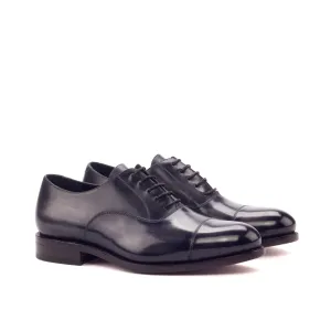 Grey Patina Leather Oxford