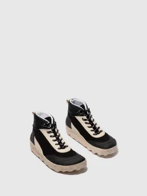 Hi-Top Trainers CABS BLACK/OFFWHITE