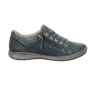 Josef Seibel Women's Caren 12 Leather Fashion Trainers Ocean Blue