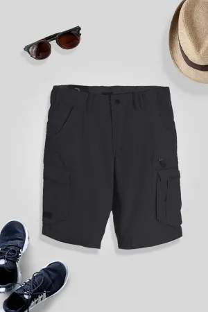 Men High Quality cargo Short Branded - Black