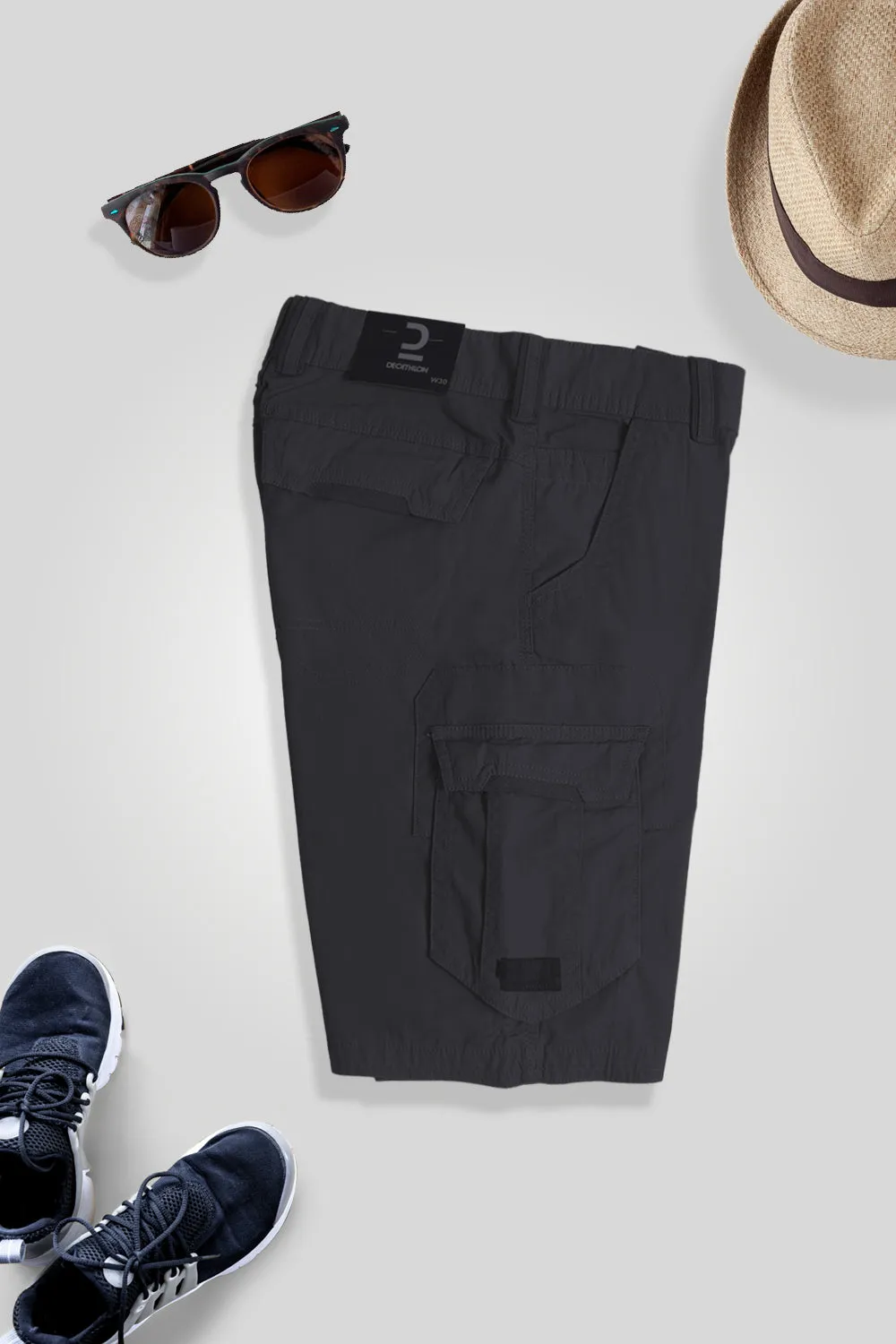 Men High Quality cargo Short Branded - Black