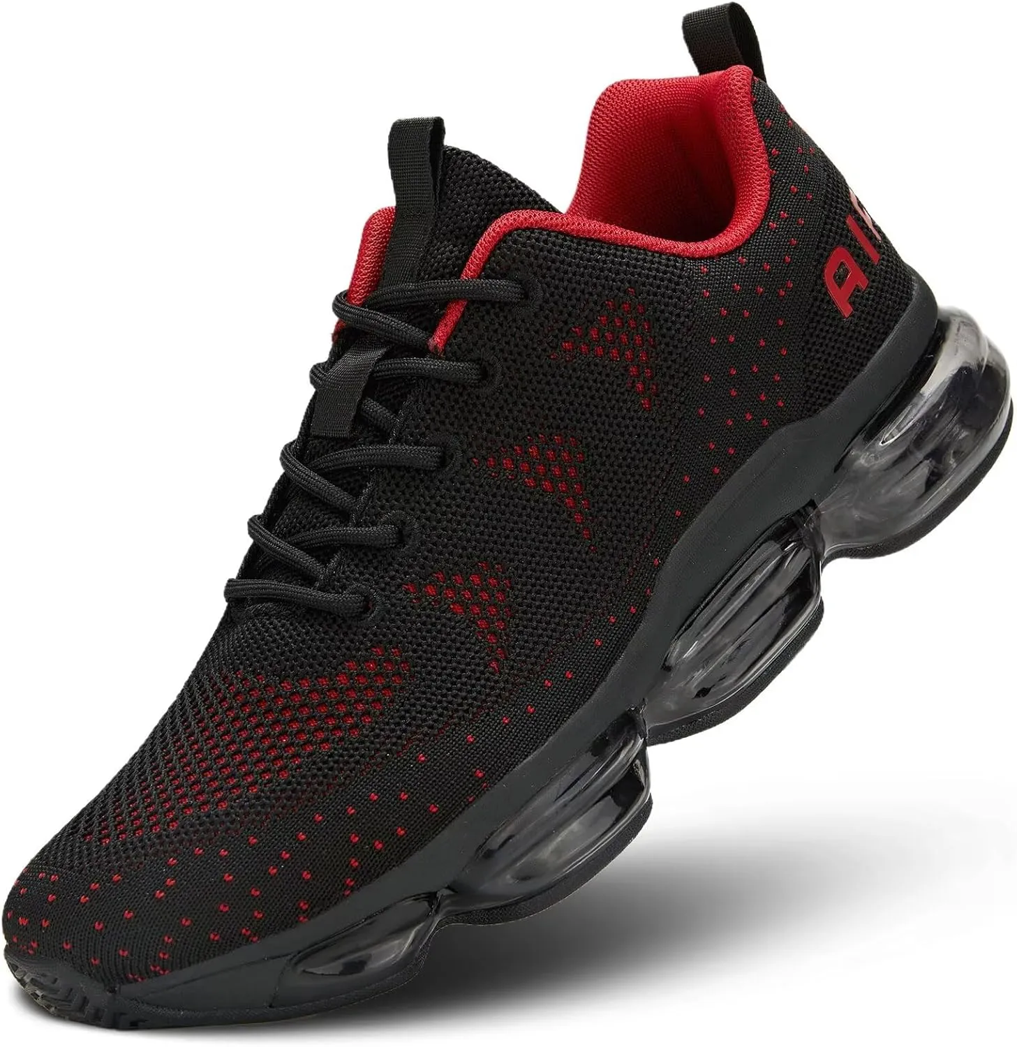 Men's Air Cushion Running Shoes Walking Jogging Fitness Gym Fashion Sneakers Lace Up Casual Comfortable Work Tennis Sport Athletic Trainers