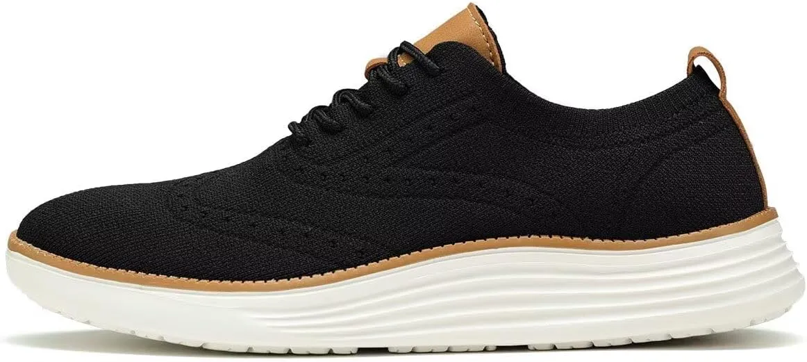 Men's Casual Oxfords Shoes Fashion Mesh Business Walking Work Dress Sneakers Comfortable Lightweight