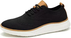 Men's Casual Oxfords Shoes Fashion Mesh Business Walking Work Dress Sneakers Comfortable Lightweight