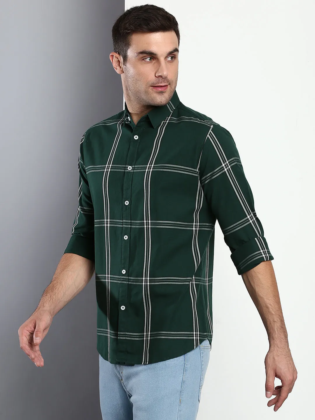Men's Clement Shirt (Bottlegreen)
