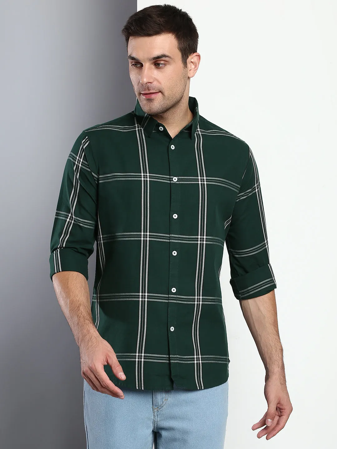 Men's Clement Shirt (Bottlegreen)