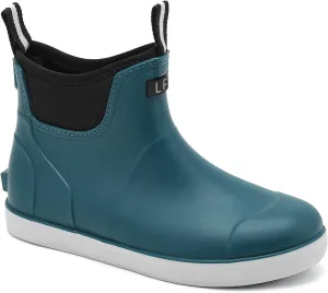 Men's Deck Boots, Fishing Boots Waterproof Rain Boots, Anti-Slip High Traction Ankle Rubber Boots for Professional Premium Neoprene Rubber, Garden Boots Shoe Footwear Booties for Men Outdoor Work